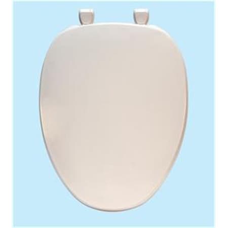 Centoco Manufacturing Corporation Centoco 600-001 White Elongated Premium Plastic Toilet Seat 600-001